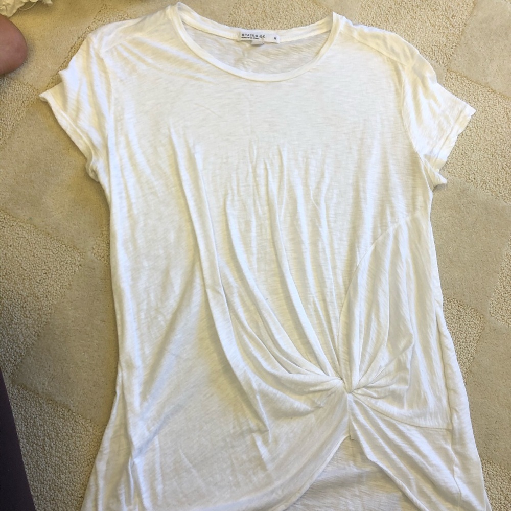 4/$20 Stateside White Shirt with “knot”
